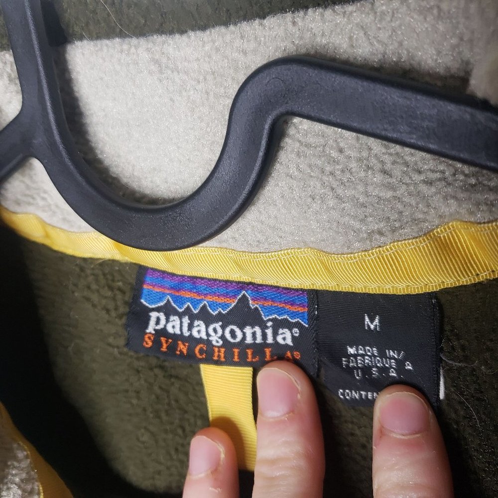 Vintage Patagonia Synchilla Fleece Full Zip Jacket - Picture 3 of 4